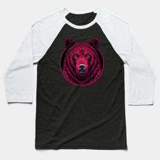 Pink Bear Baseball T-Shirt